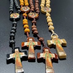 OLOG Wooden Rosary (18")